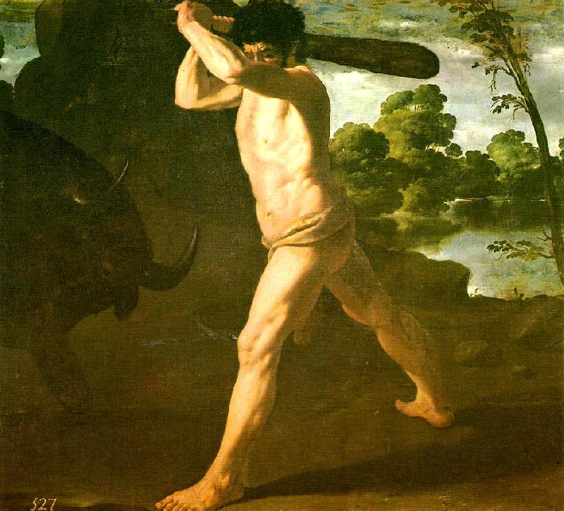 Francisco de Zurbaran hercules and the cretan bull